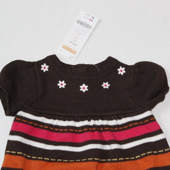 NWT Gymboree 6-12M sweater dress tights 03 shoes outfit Fall for Autumn - Picture 3 of 13
